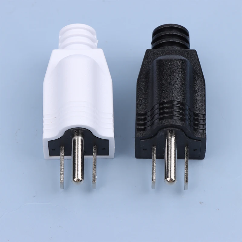 US American 3 Pin 5-15P AC Electrical Power Male Plug Adaptor Adapter Wire Rewireable Extension Cord Connector