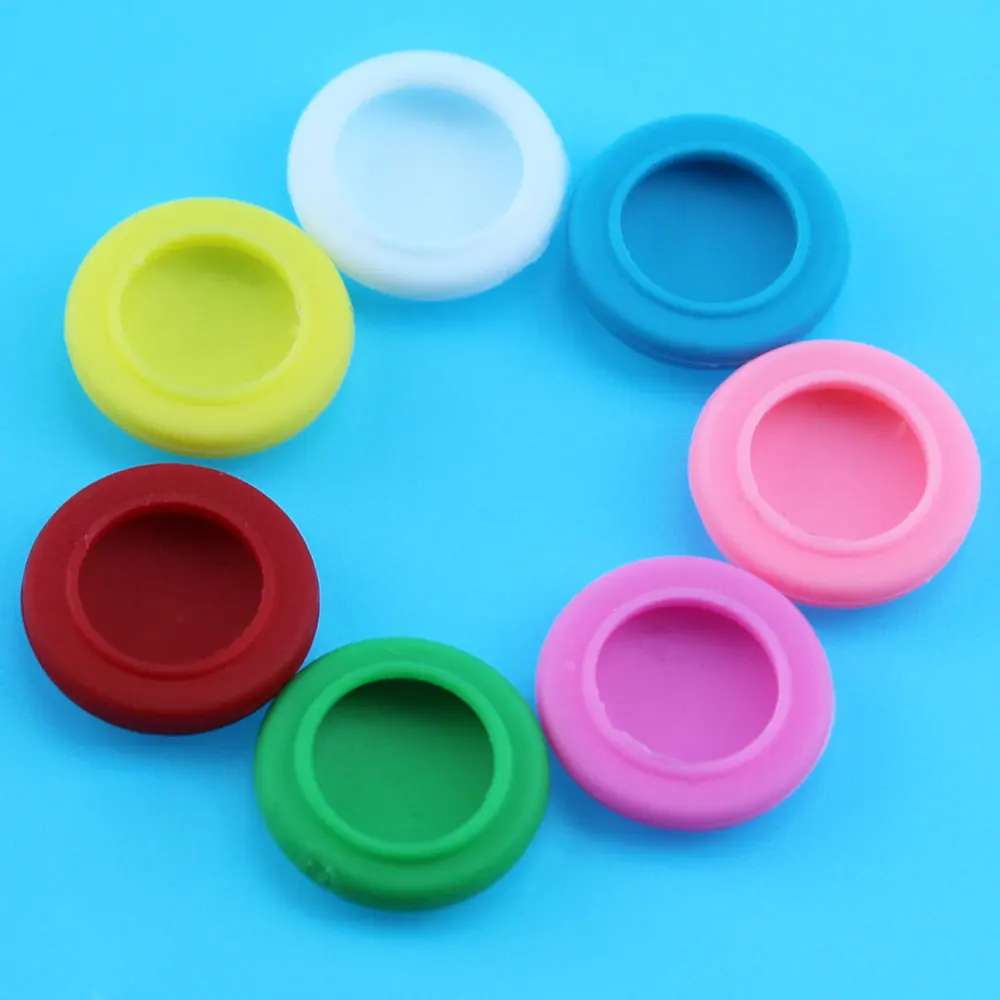 2 PCS Silicone Rubber Protective Skin Joystick Grip Grips Cap For Switch Lite Oled Controller Joy-Con Rocker Cover Repair parts