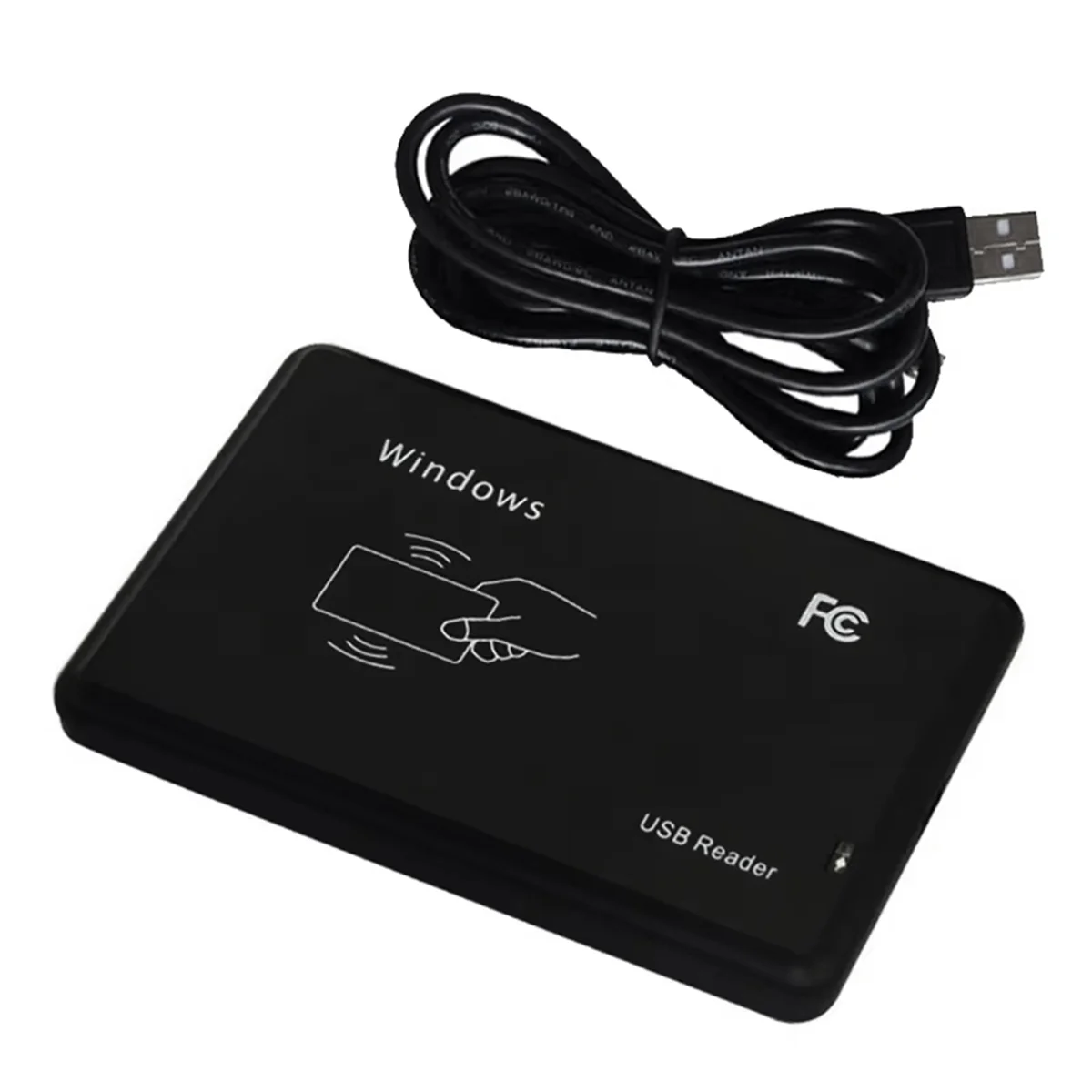 

ABRI_USB RFID-считыватель 125 кГц EM4100 ID Бесконтактная чувствительность Считыватель смарт-карт TK4100 Поддержка оконной системы RFID-считыватель