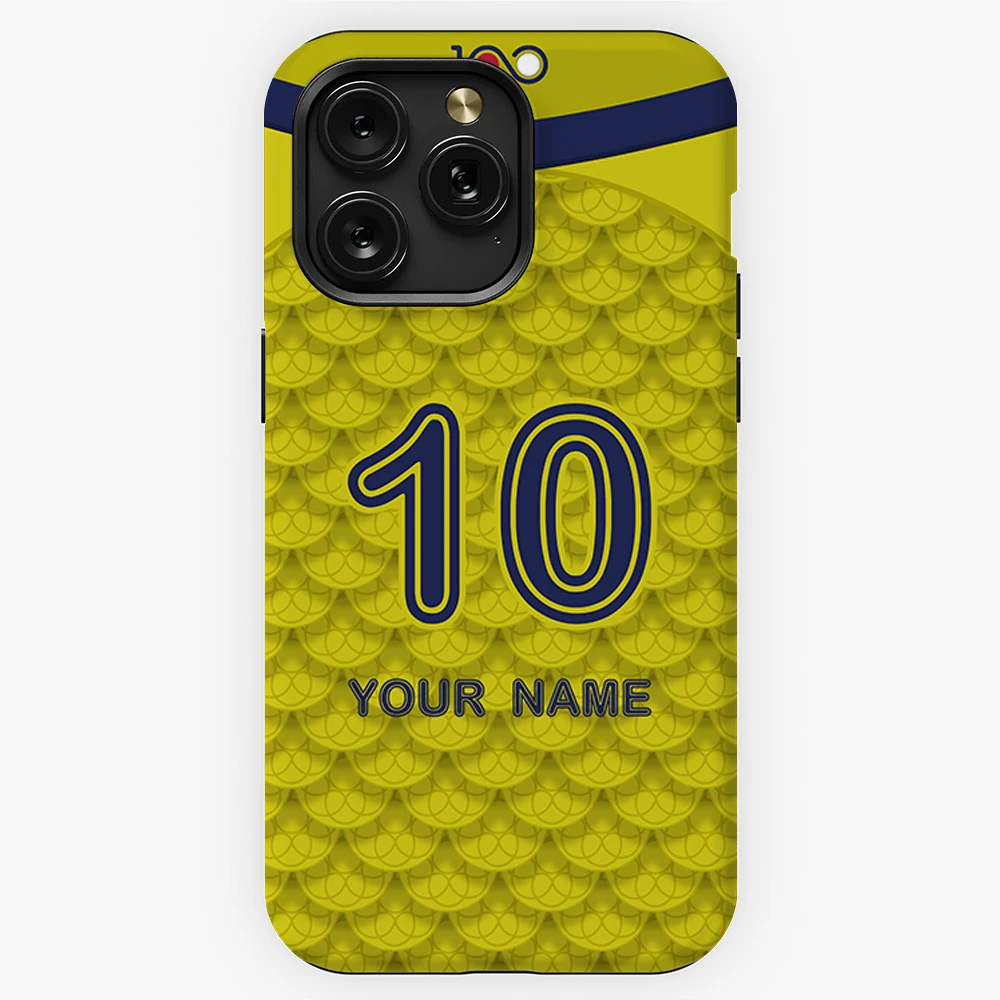 Türkiye F-Fenerbahçe S.K SARI KANARYA Football Jersey Cover Case for iPhone 15 14 13 Pro Max 12 11 Mini X XS XR 7 8 Plus SE