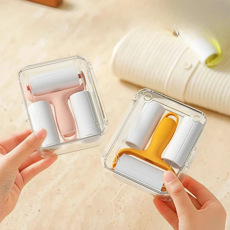 Mini tearable replacement paper, small roller brush, high viscosity hair, cat hair, dog hair