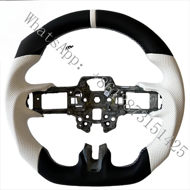 Suitable All Leather Steering Wheels Mustang 2015~2022 Suede or Perforated Leather