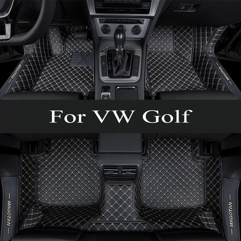 

Car Floor Mat For VW VW Golf6 Golf 6 Mk6 5K 2009~2013 Anti-dirt Pad Floor Rug Carpets Mat Car trunk mat Vento Variant