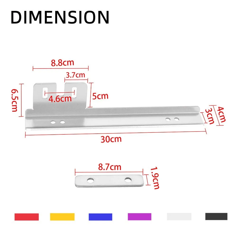 Universal License Plate Frame Adjustable Bumper Front License Mount Bracket Holder for Honda Civic Acura Hot Sale Aluminum