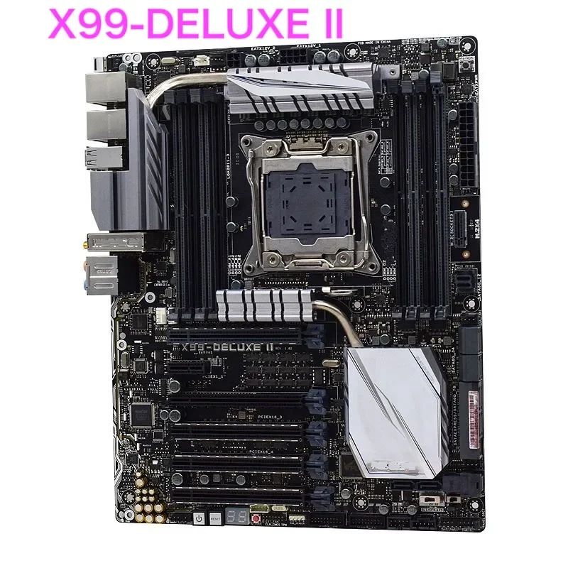 Suitable For ASUS X99-DELUXE II Motherboard PCI-E3.0 M.2 LGA 2011 V3 DDR4 ATX X99 Mainboard 100% Tested OK Fully Work