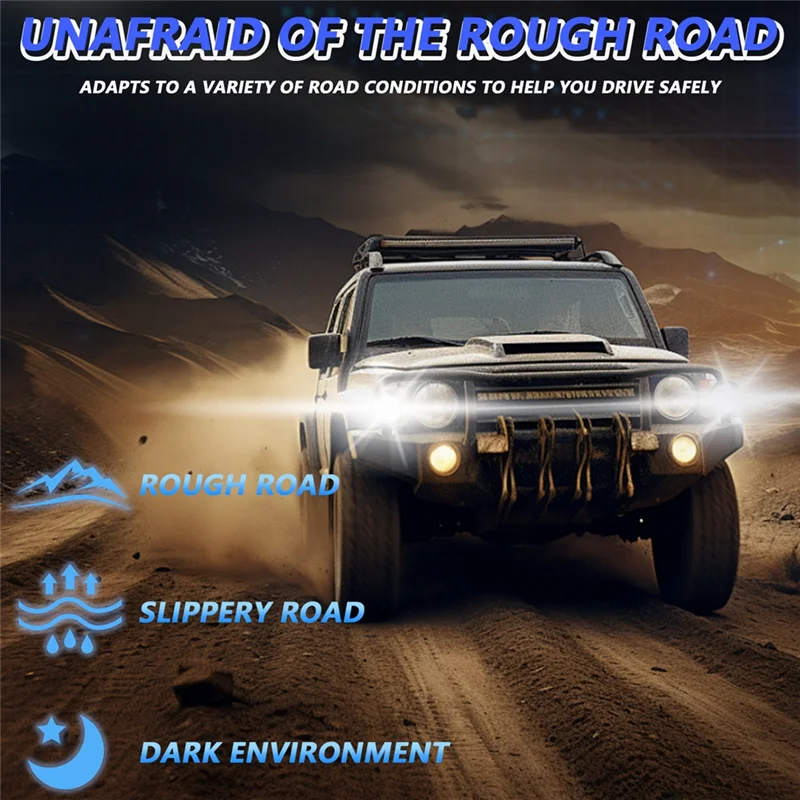 

Car LED Light Pods 160W Round LED Auxiliary Light Work Light LED Headlight For Car Truck ATV SUV Off Road