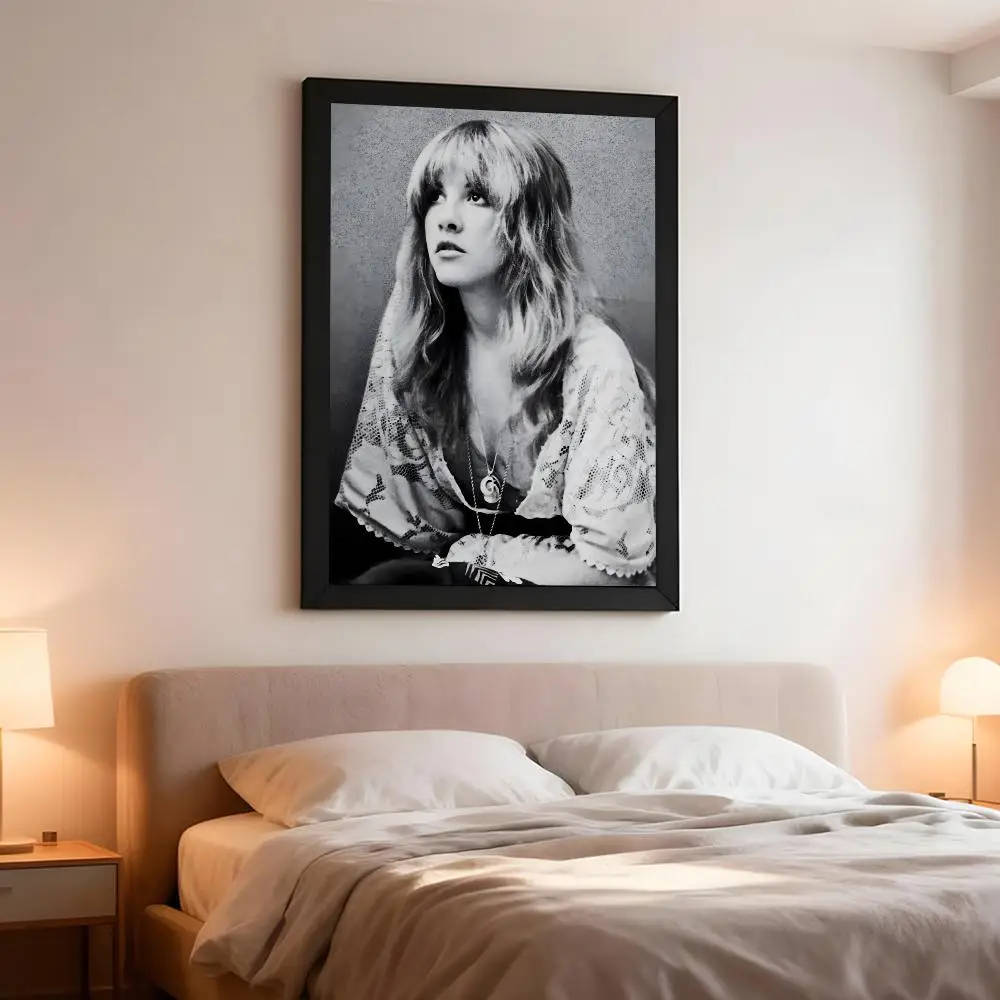 Musician Rock S-Stevie Nicks Poster Artistic Wall Decor Indoor Outdoor Home Ornament for Collectors