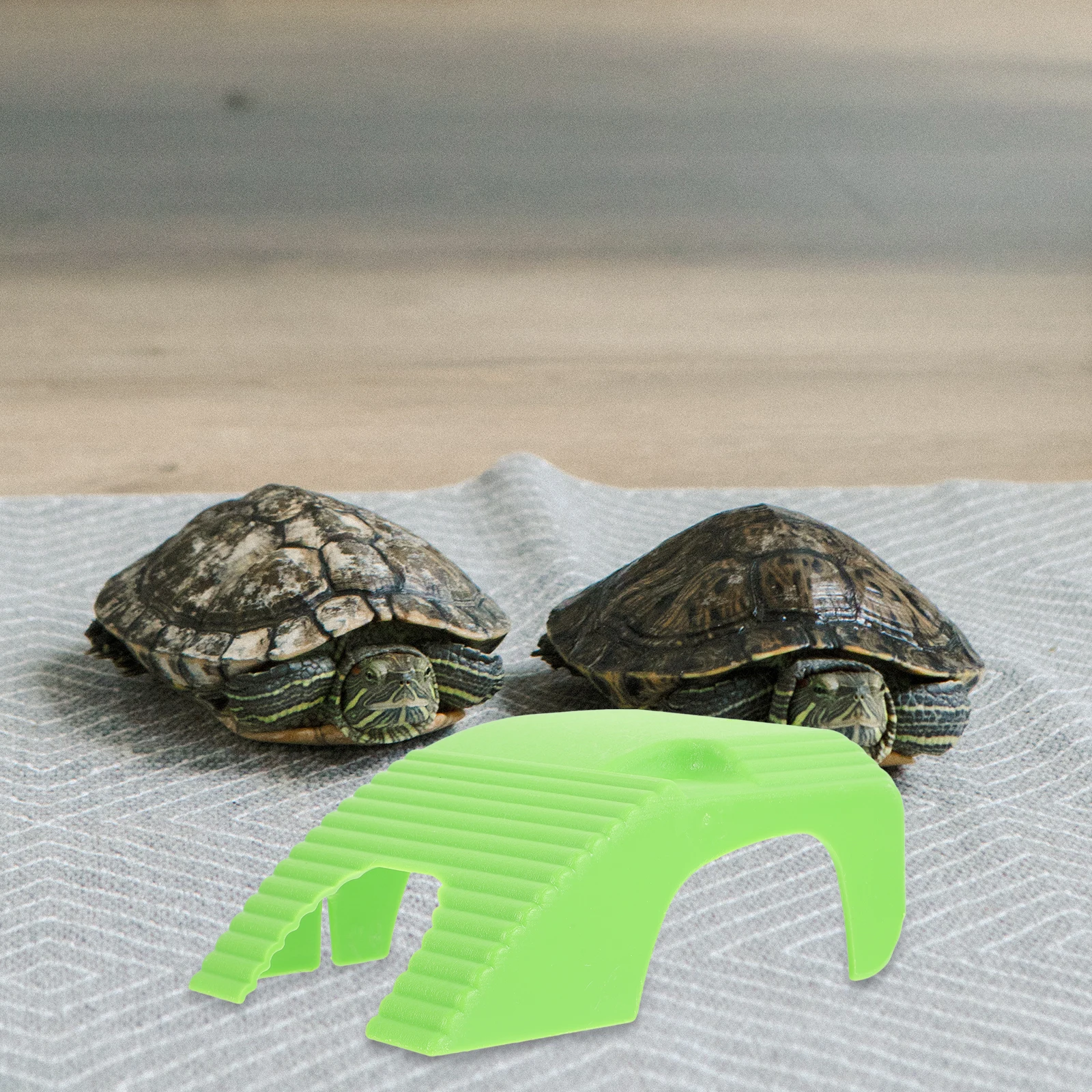 

Turtle Basking Platform Grass Green Reptile Rest Stand Fish Tank Decor Aquarium Landscaping Shelter Pet Supplies