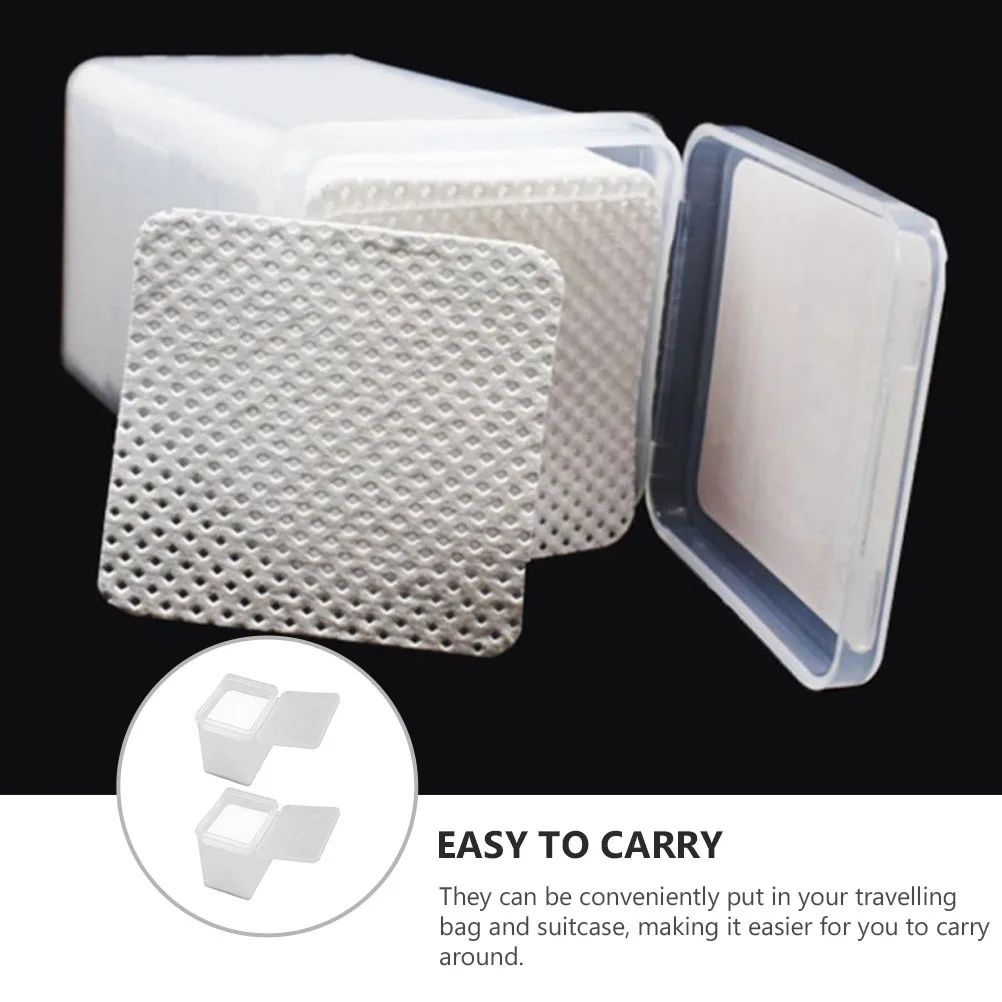 400 Stuks Wimper Lijm Residu Doekjes Niet-geweven Stof Lash Extension Reinigingspads Multifunctionele Make-Up Nail Art verwijderen