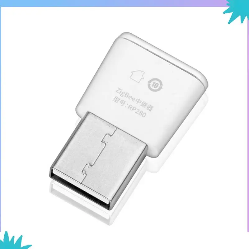 ABZW 2X Tuya Zigbee 3.0 Penguat Sinyal USB Extender untuk Kehidupan Cerdas Sensor Perangkat Zigbee Perluas 20-30M