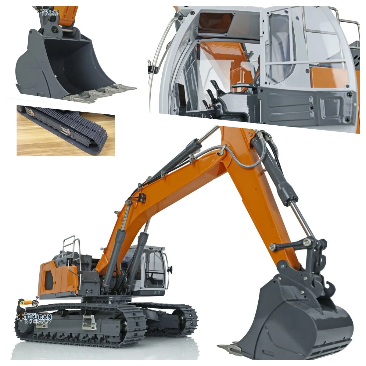 

XDRC 945 RTR Hydraulic RC Excavator RC Hydraulic Digger RTR RC Trucks I6s Servo Light Charge Construction Truck RC Toys Model