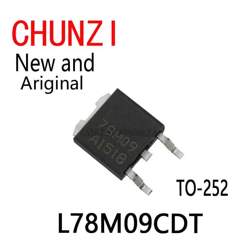 10pcs New and Original SMD 78M09 L78M09 Three-Terminal Regulator TO-252 L78M09CDT