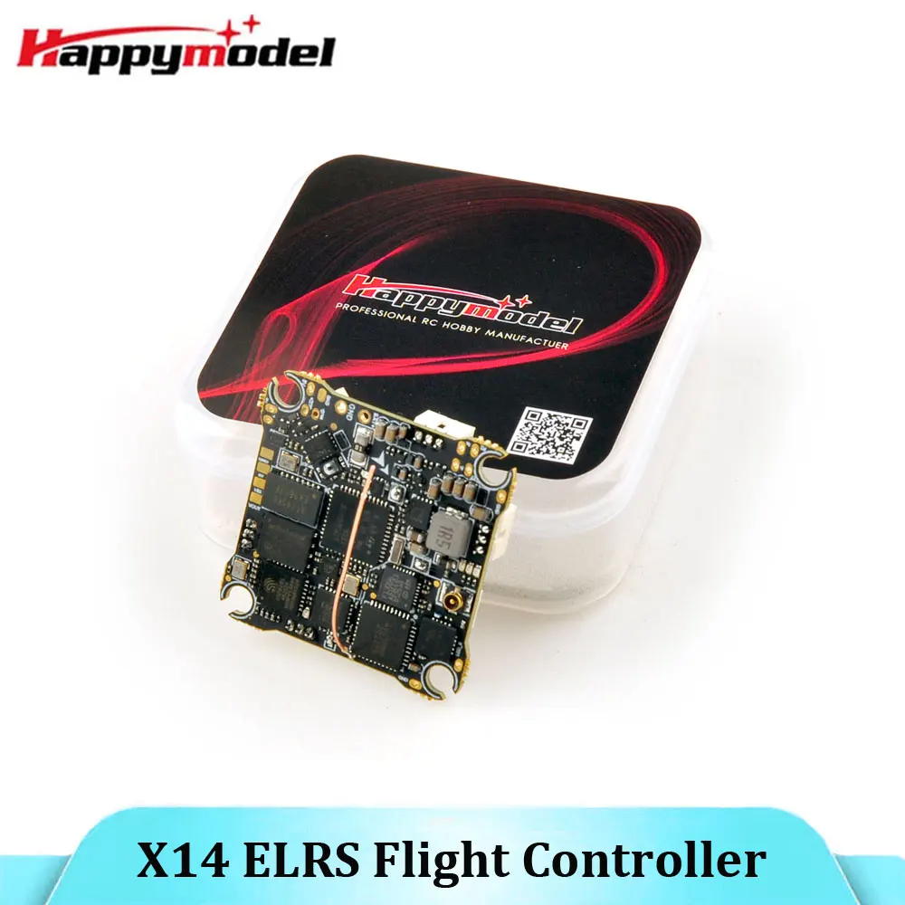 

Happymodel X14 ELRS Flight Controller STM32G473 MCU 5.8GHz 48 Channel CM42688P Gyro SH1.0-4Pin USB Port Drone Parts