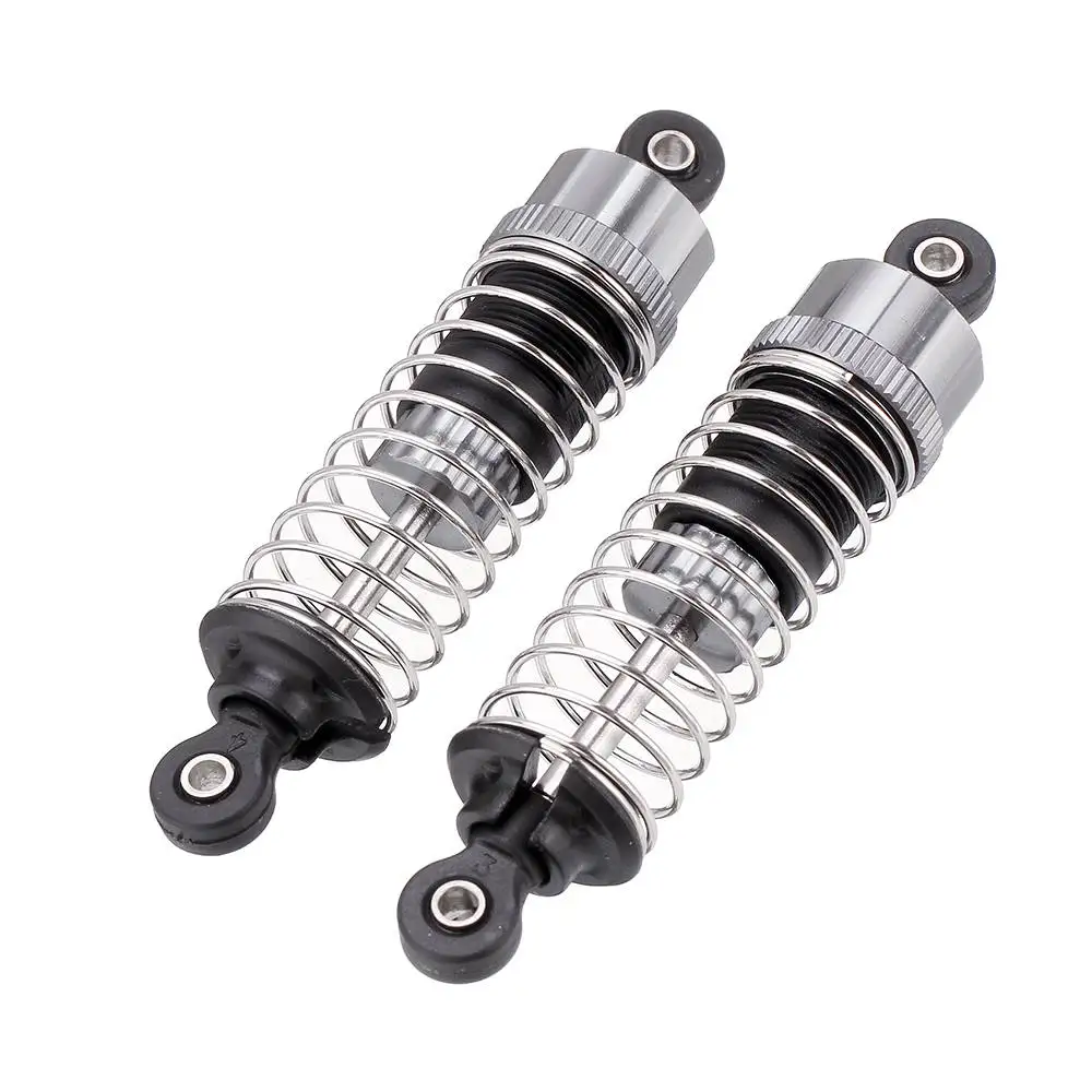 2PCS Upgraded Aluminum Capped Oil Filled Shock Absorber Damper for HBX 16889 1602 1/16 RC Car Parts M16100A