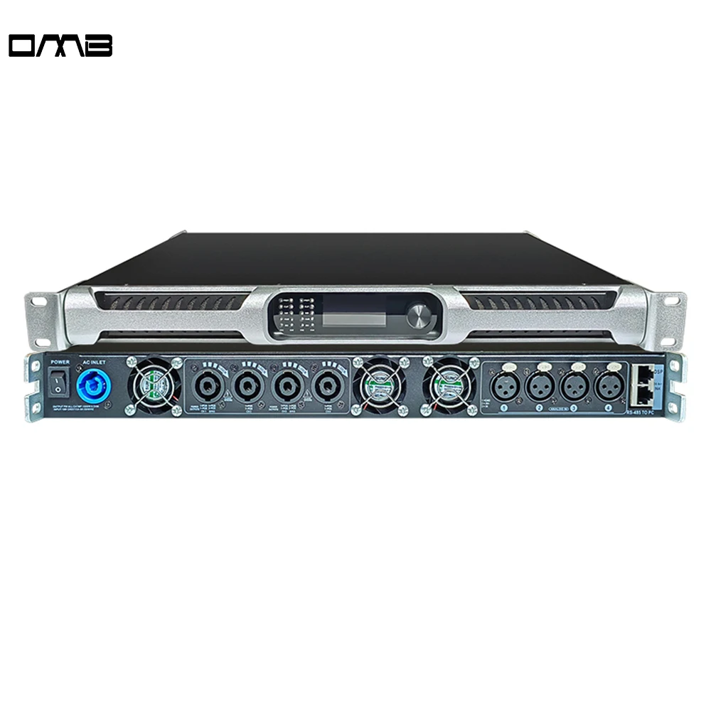 TLF PFA12KDSP 4 Kanal Profesional Audio Line Array 1u Power Amplifier Kelas D Subwoofer Dsp Amplifier