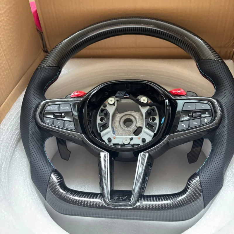 Carbon Fiber Leather CS Car Steering Wheel For BMW G20 G30 G21 G22 G23 3 Series 320i 325i 330i Car Interior Accessories