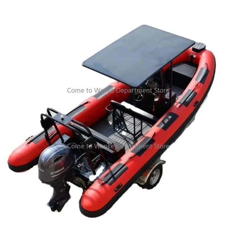 Rigid Aluminum Shell Inflatable Inflatable Lu-xury Yacht 8m Rib Boat Fishing