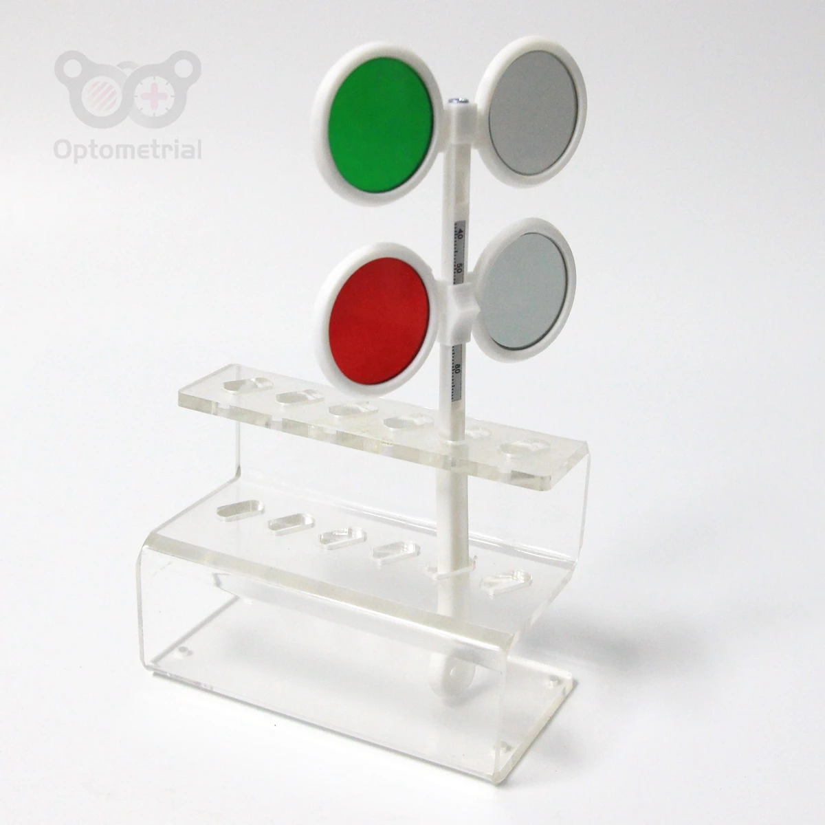 Aleta verde/roja ajustable personalizada con ajuste de ángulo polarizado, diferentes patrones de entrenamiento de combinación de 10