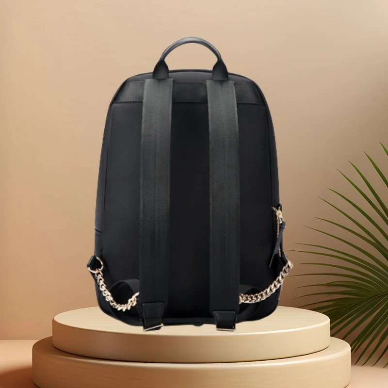 Mochila de nailon para ordenador portátil de 14 pulgadas para mujer, morral escolar para estudiantes universitarios, morral de viaje, tendencia de moda, 2024