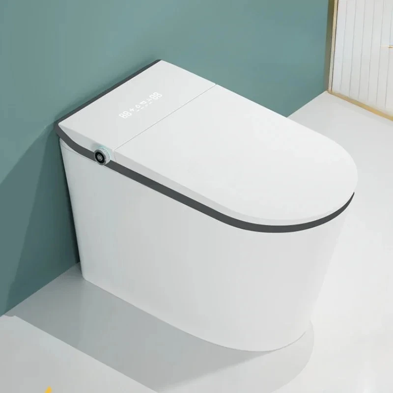 

Smart Toilet Automatic Heating Household plus-Sized Pedestal Ring Water Pressure Limit Instant Siphon Integrated Toilet