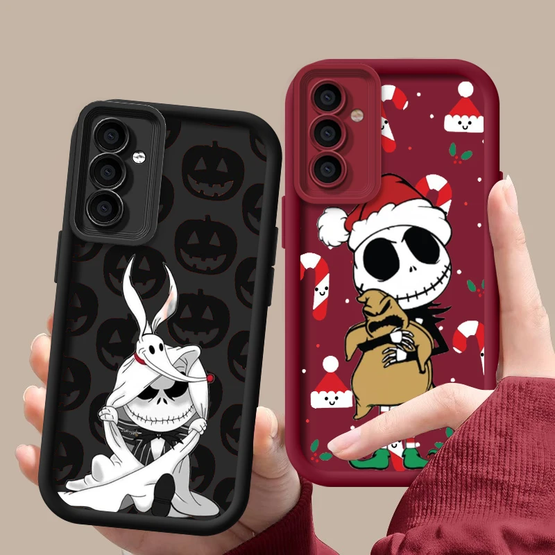 The Nightmare Before Christmas For Redmi Note 13 12 11 10 9 Pro Plus 5G POCO F3 F4 F5 X3 X4 X5 GT Soft Eye Ladder Phone Case