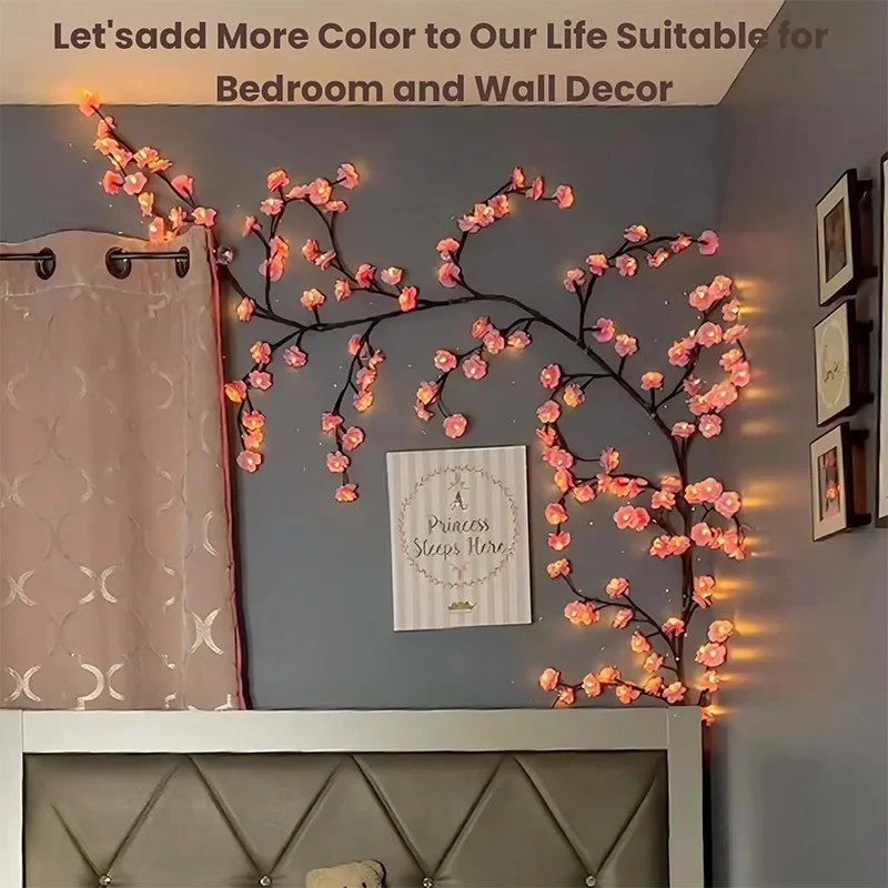Ferngesteuerte LED-Kirschblüte – Wall Decor Lighting Tree Bewertung und Preis