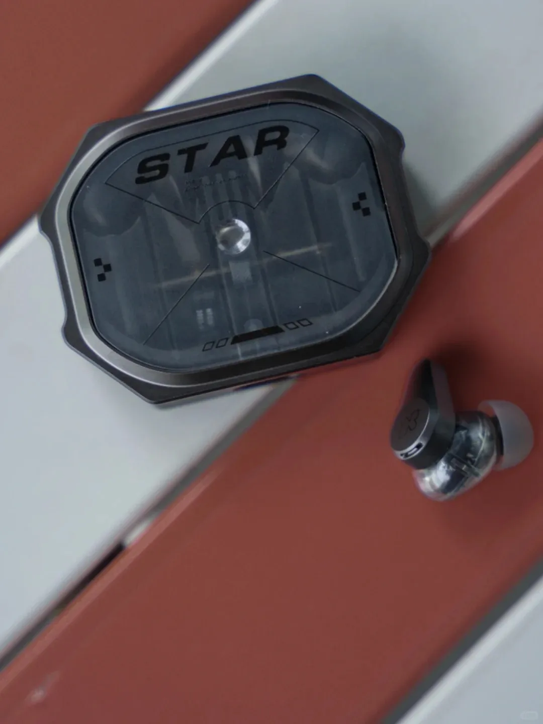 SONGX Vsinger Nigh Black TWS auricolare Bluetooth Design aerospaziale Star Ring lega ANC riduzione del rumore cuffie da gioco Wireless