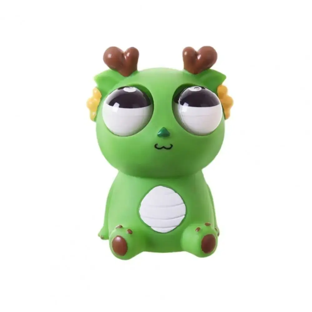 Novelty Funny Eyeball Burst Grass Worm Pinch Bouncing Eye Popping Squeeze Big Eyeball Creative Bouncing Worm Stress Relief