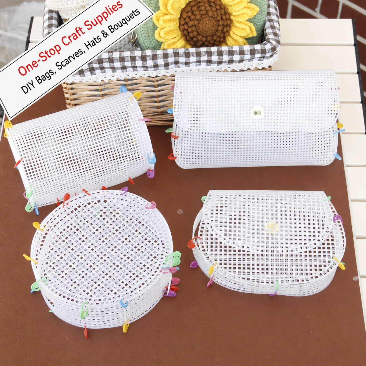 Plastic Pre-Cut Mesh Sheets for DIY Crafts