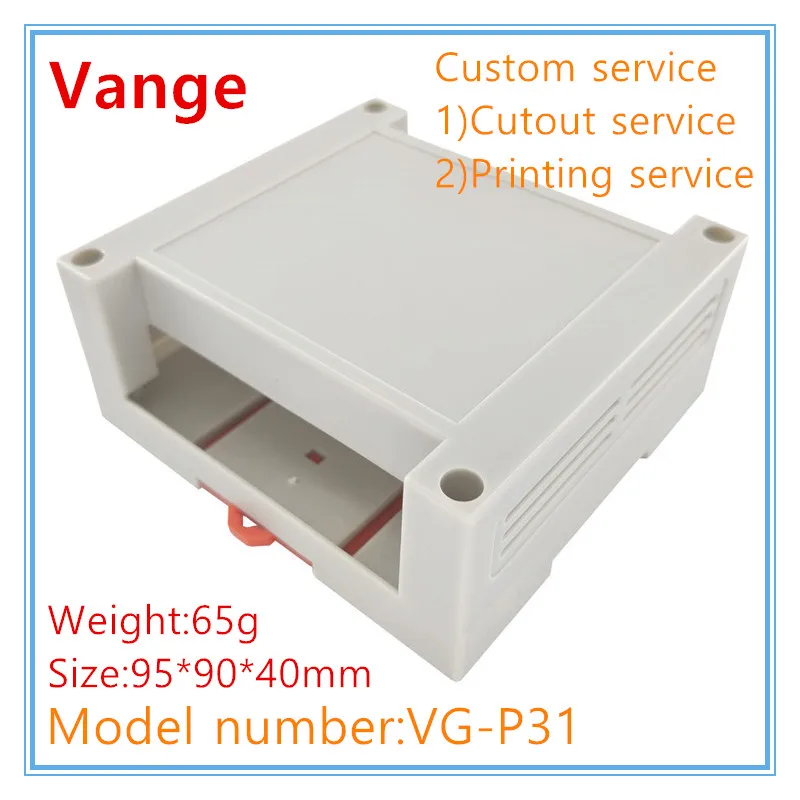 Vange PLC project box 95*90*40mm ABS plastic instrument enclosure