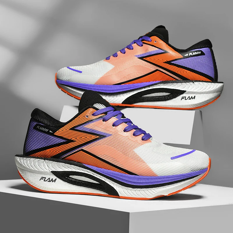 

Fashion Marathon Men Sports Running Shoes Breathable Lightweight Outdoor Athletic Jogging Shoes Unisex Cushioning Sneakers Men
