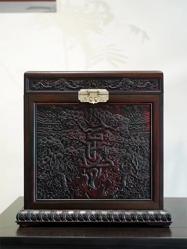 Ming Jiajing Reproduction of Songshou Big Red Sour Branch Jewelry Box, Hundred Treasure Chests, Chinese Style