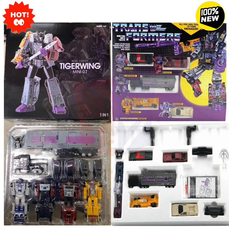 

Brand new original stock Transformers G1 Menasor ko movie anime character figurine car model toy collection birthday gift