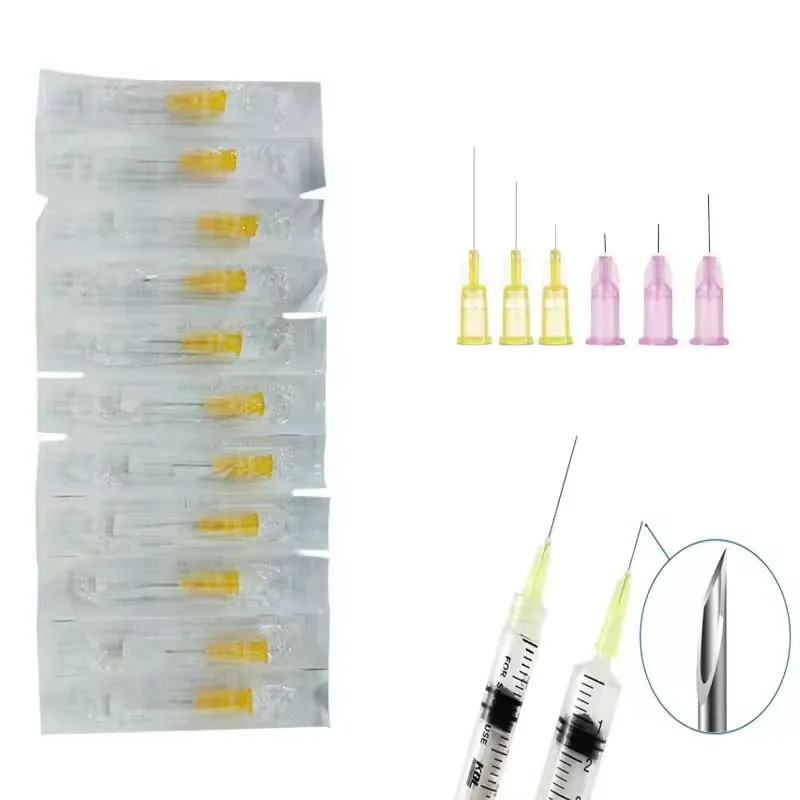 Small Needle Ruhr Thread Connector Disposable Sterilized Injector Medical Beauty Equipment Nano Meso Needling Tools