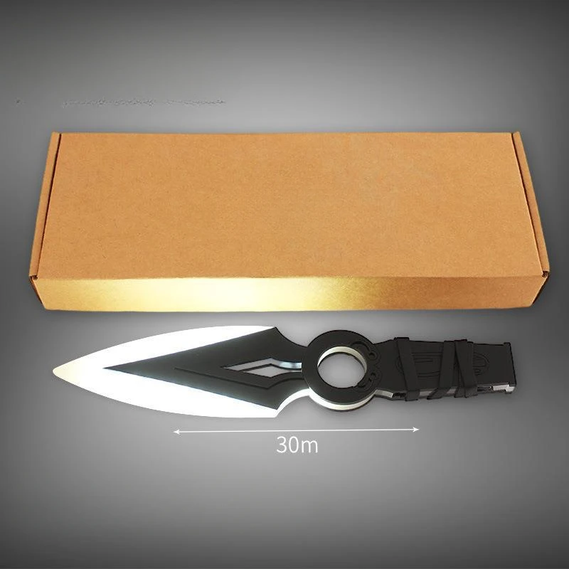 30CM VALORANT GO! Vol. 1 Knife Game Peripherals Full Acrylic Craft Weapon Model Ornament Charging Luminescence Cosplay Sword Toy