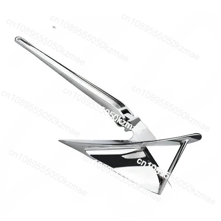 10 كجم (22 رطل) 316 مرساة محراث من الفولاذ المقاوم للصدأ على طراز دلتا | ملحقات طاقة القوارب البحرية المصقولة #3