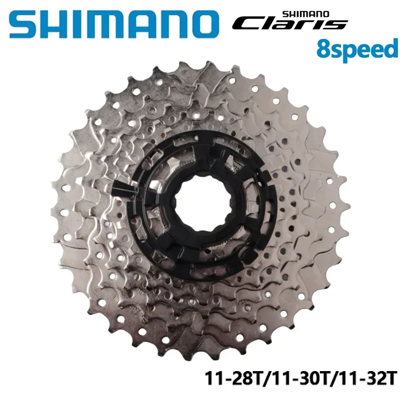 Shimano CLARIS HG50 CS Road Bike Cassette 8Speed 11-28T 11-30T 11-32T  K7 Original HG Model R2000 Series 1PCS