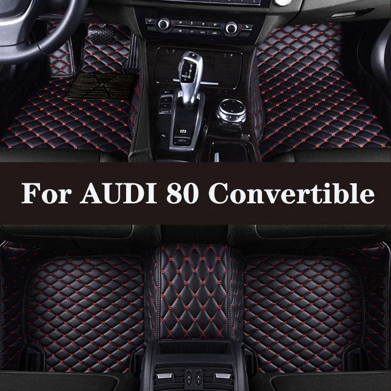 

Full Surround Custom Leather Car Floor Mat For AUDI 80 Convertible 1991-1997 (Model Year) Car Interior Auto Parts