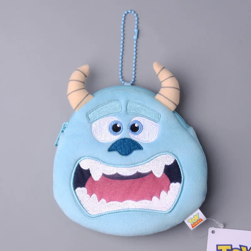 

Cartoon Strawberry Bear & Woody Plush Coin Purse Children Zip Coin Bags Storage Pouch Cute Animals Wallets Women Mini Handbag