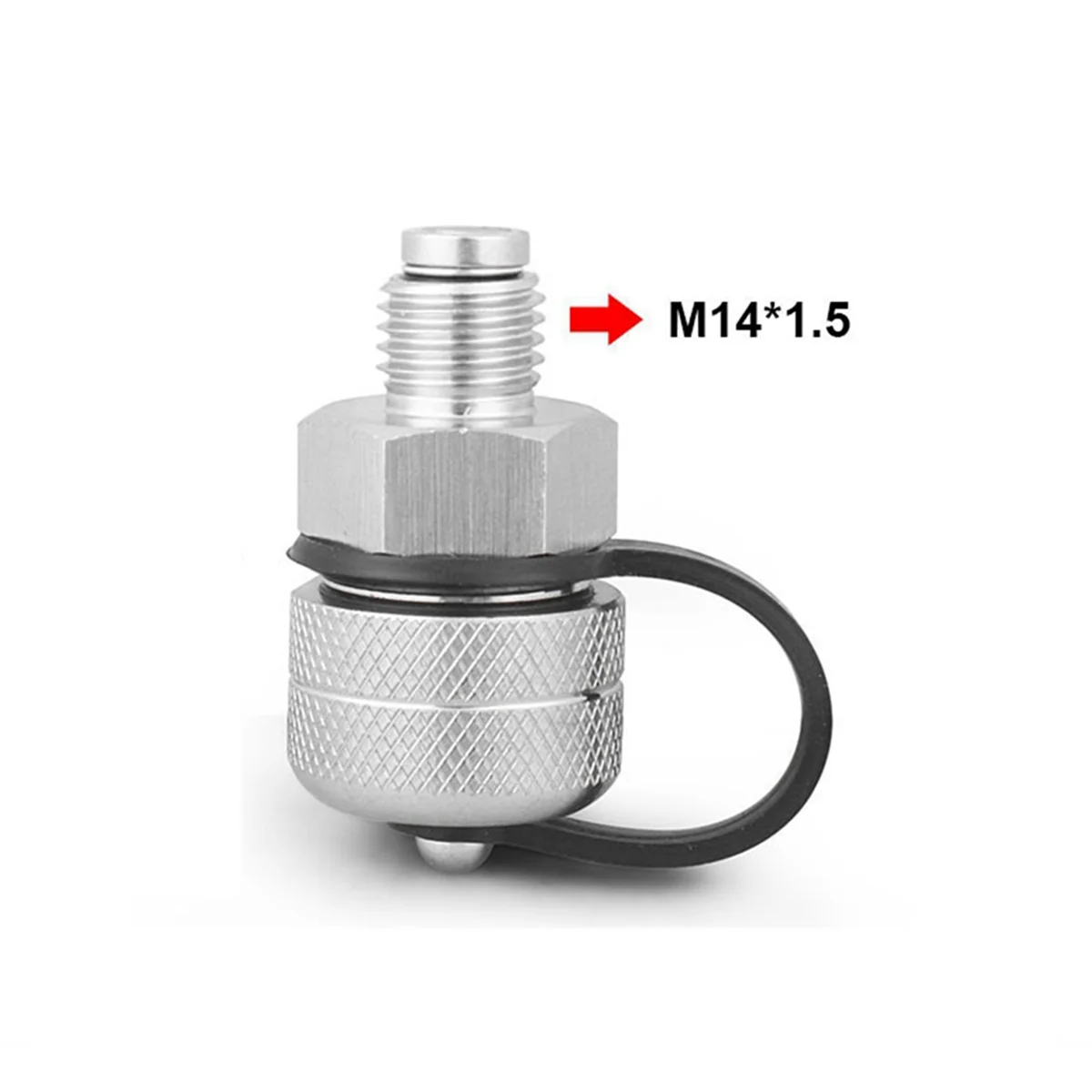 Quick Twist Oil Drain Valve with Magnet Leak Proof Stainless Steel Drain Hose Attachment M14x1.5