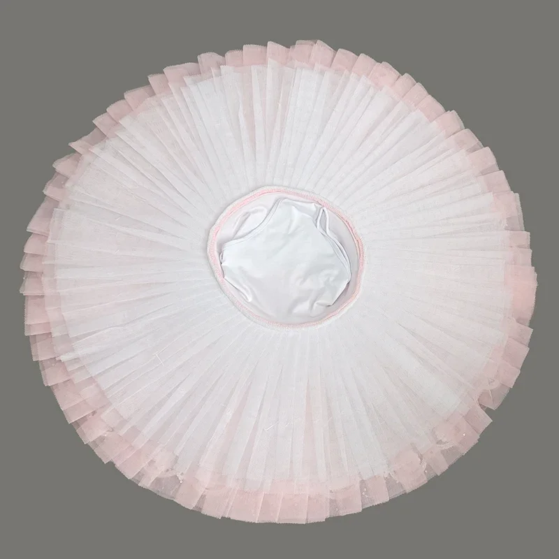 Tutu de ballet professionnel rose pour enfants et filles, olympiques de ballerine pour femmes, vêtements de danse pour enfants, justaucorps de ballet pour adultes, fleur de gâteau, 2022