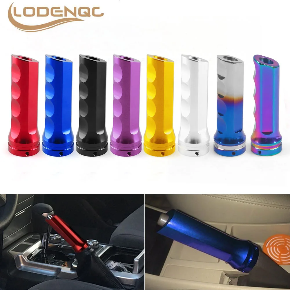 1 adet otomatik araba alüminyum el freni kol freni kolu el freni kolu el koruyucu kapak LC101674