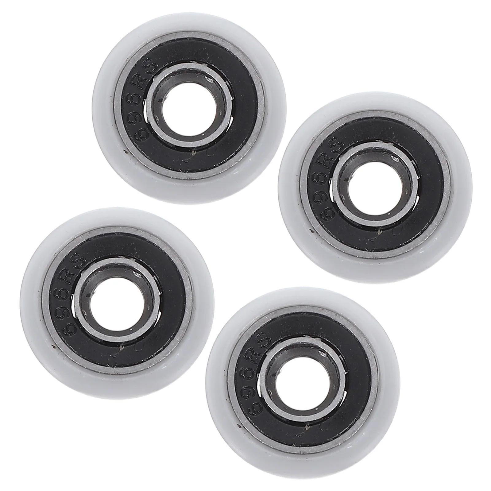 

4 Pcs Bathroom Pulley Accessories Sliding Door Rollers Hardware Plastic Glass Replacement