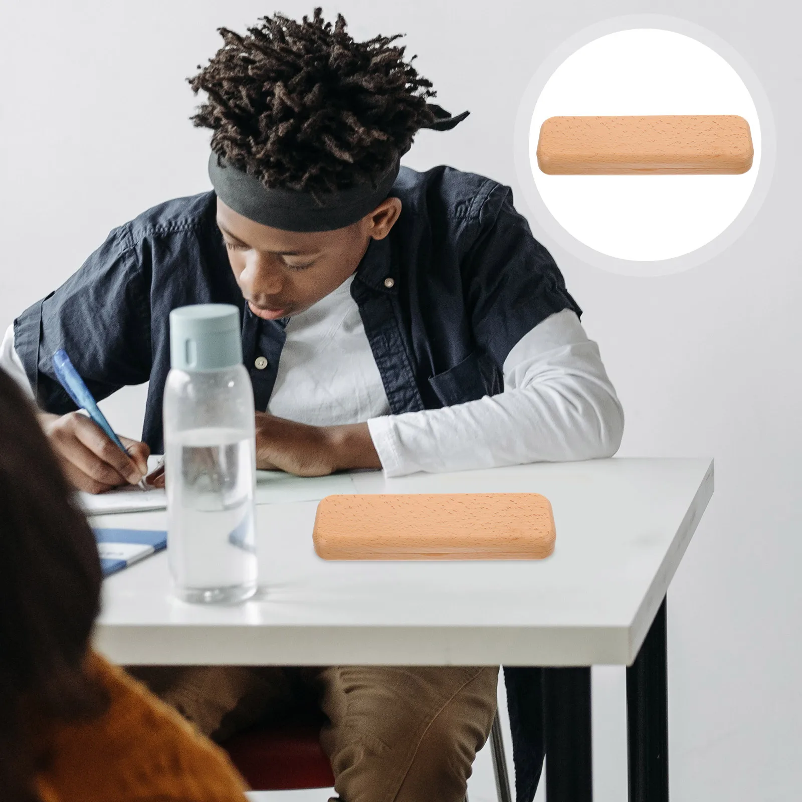 

Pen Storage Case Wooden Retro Style Durable Practical Fine Workmanship Gift Holding Pen Box Gift Holding Case Display Box