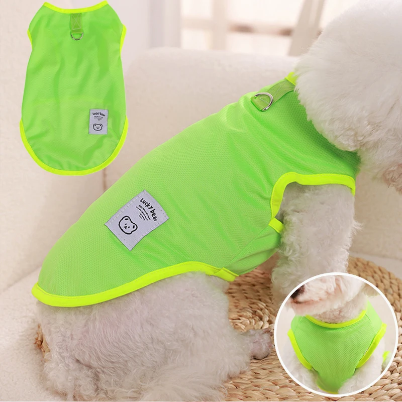 

Summer Pet Dog Clothes Puppy Vest T-shirt for Small and Medium Chihuahua French Bulldog Pure Cotton Perro