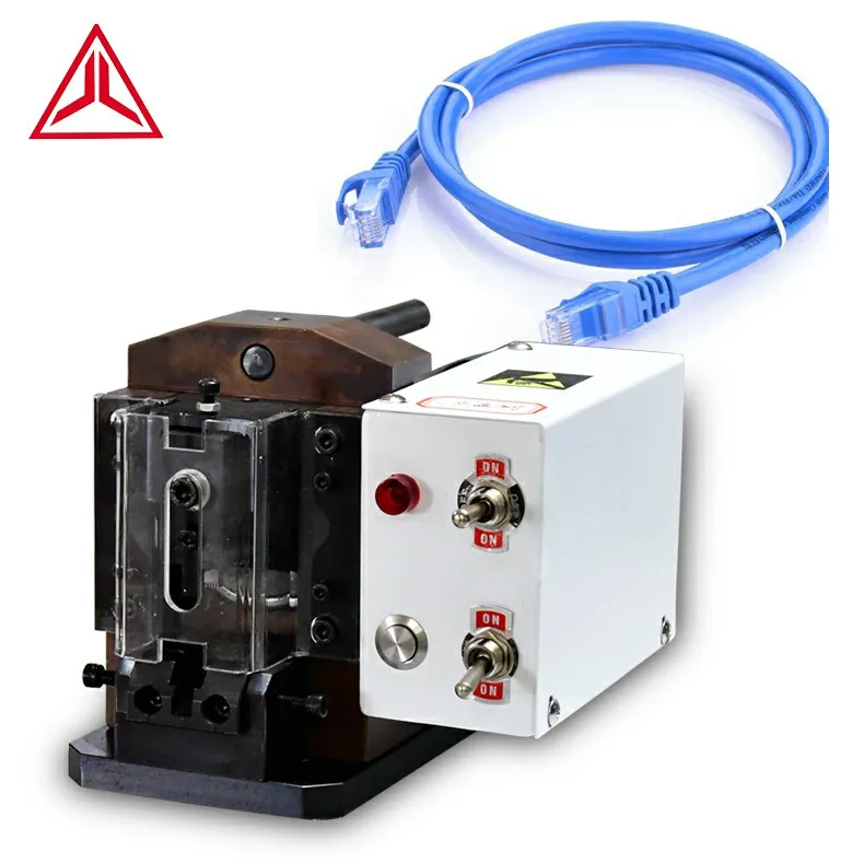 Mini Plug Cat6 Cat5 Rg45 Metal 8 Pin Ethernet Automatic Rj45 Crimping Machine