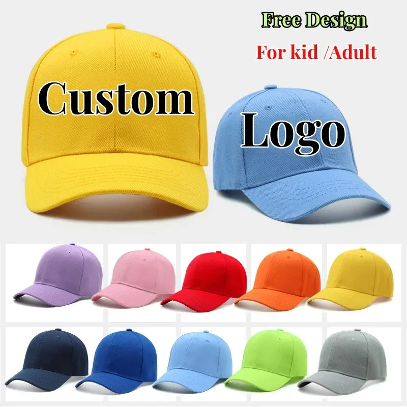 

Custom Logo Adjustable Trucker Hats for Kids Boys And Girls Hip Hop Baseball Cap Snapback Sporty Parent-Child Cap