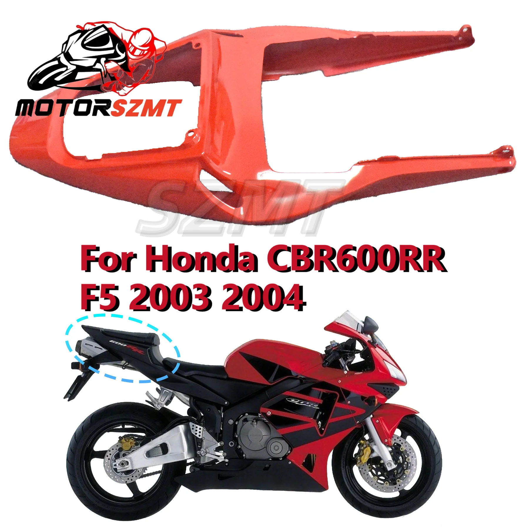 

ABS Injection Rear Cowl Fairing for Honda CBR600R F5 2003-2006 Motorcycle Rear Tail Cover Seat Cover