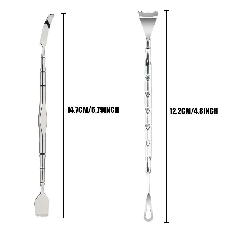 Double Head Stainless Steel Blackhead Remover Tool For Deep Pore Cleansing And Facial Exfoliation Skin Care Kit