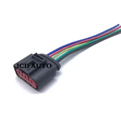 Mass Air Flow MAF Meter Sensor Plug Pigtail Connector For Audi A3 A4 A6 TT Seat Skoda VW Golf Passat  0280218032 06A906461DX